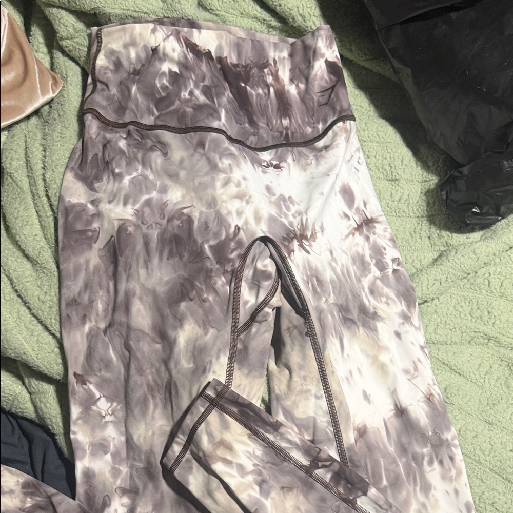 Gymshark Marble Pattern Leggings